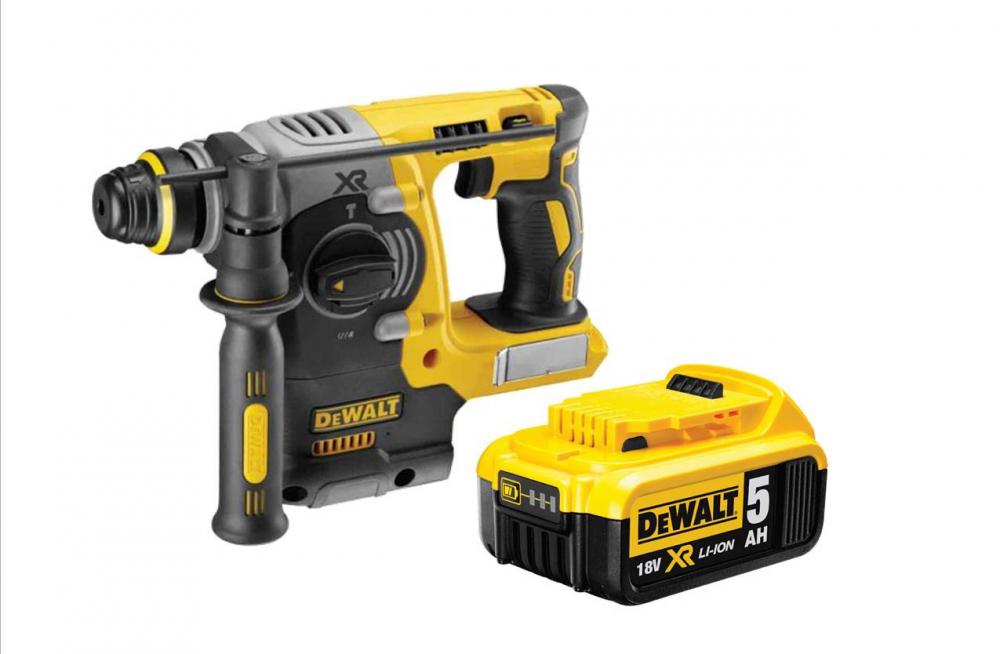DEWALT DCH273 N 18V XR BRUSHLESS SDS+ HAMMER DRILL BODY + DCB184 5.0AH
