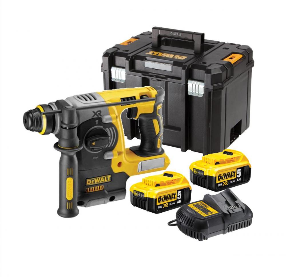 DEWALT DCH273 P2 18V XR CORDLESS BRUSHLESS SDS+ HAMMER DRILL 2 X 5.0AH
