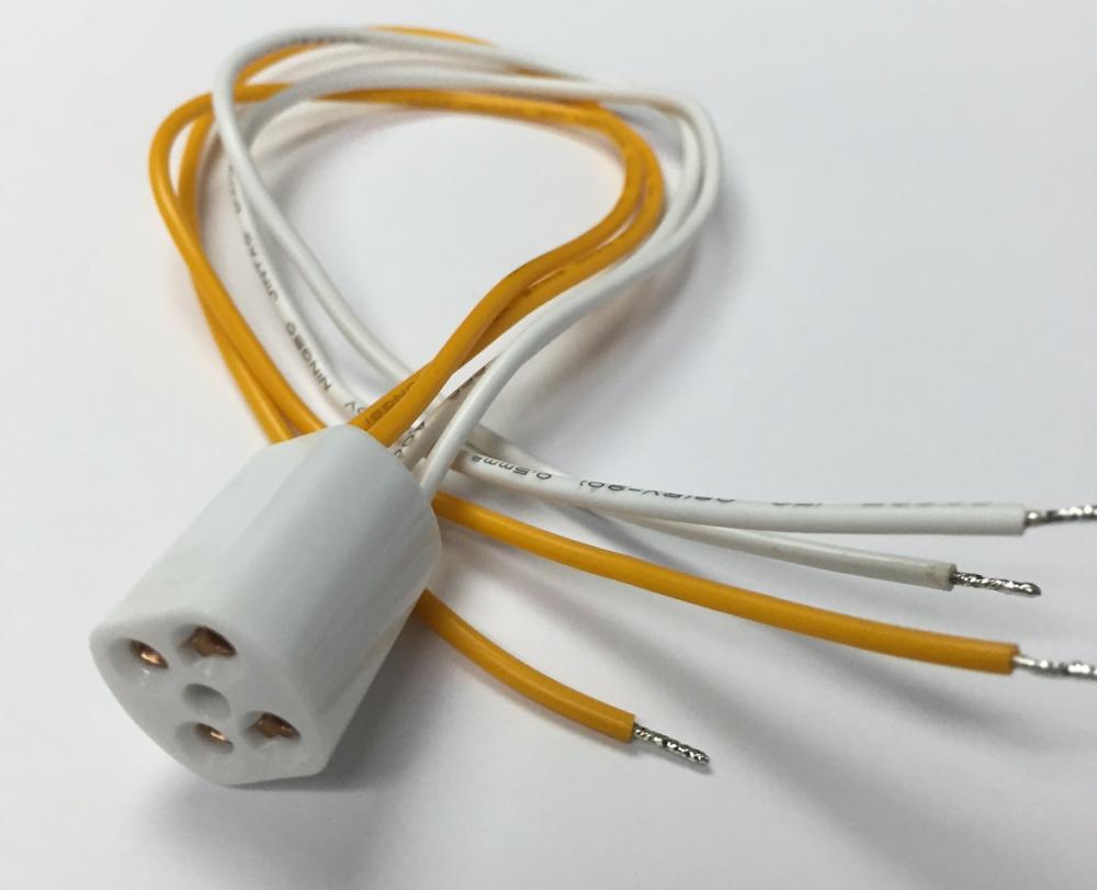 LSE Lighting® Brand 4pin T5 socket with a wire for Ultraviolet UV Bulbs