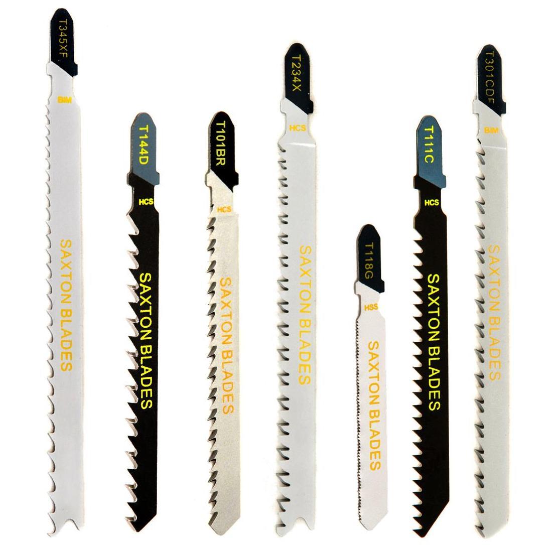 Saxton Jigsaw Blades Wood & Metal to fit Bosch Dewalt Makita Hitachi