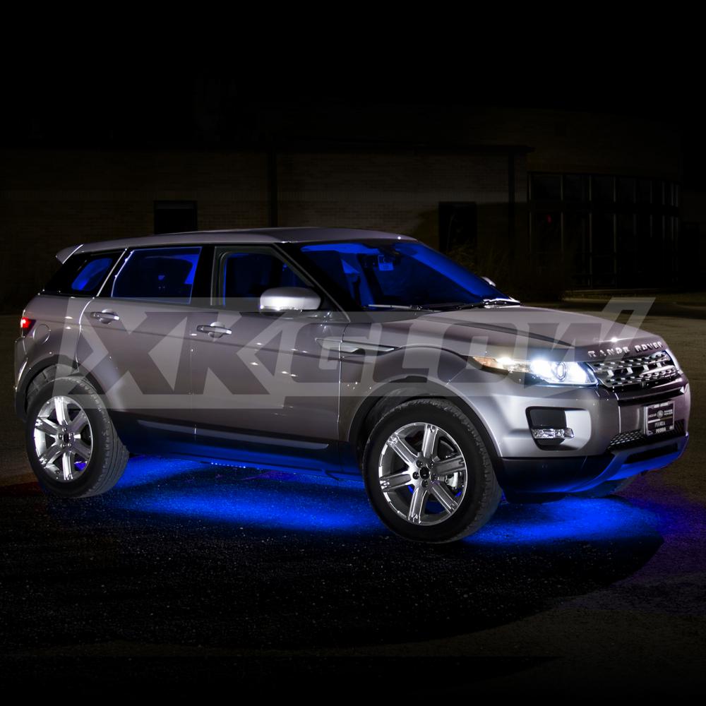 8pc BLUE LED Under Car Lights Truck SUV Neon Lighting Kit USA Fast