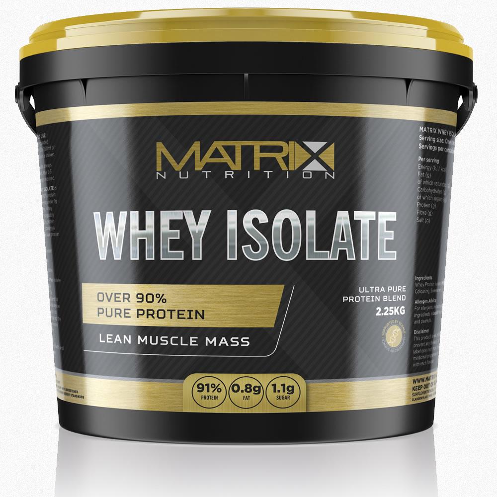 MATRIX WHEY ISOLATE ALL FLAVOURS HIGH PROTEIN LOW CARB BY MATRIX