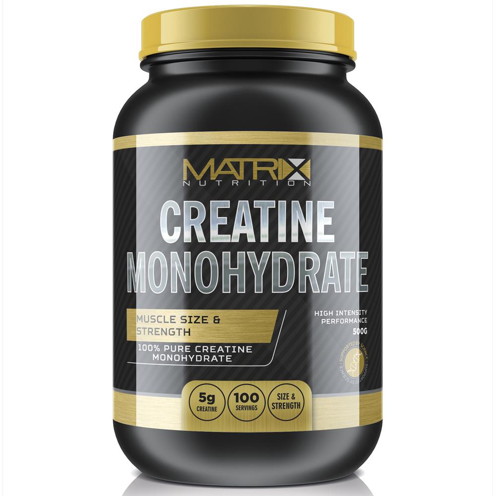 PURE HARDCORE CREATINE MONOHYDRATE POWDER - 500G - FROM MATRIX NUTRITION