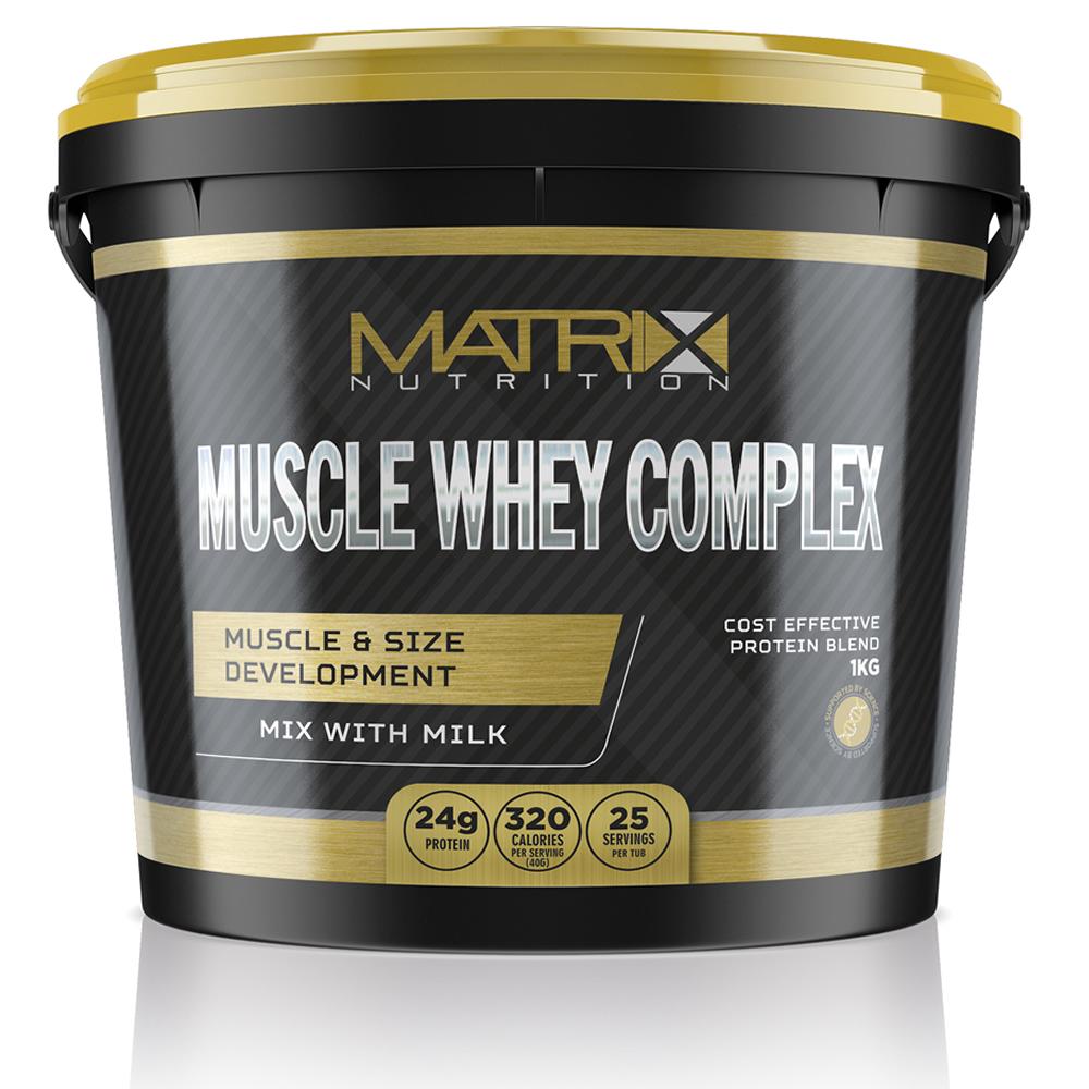MATRIX MUSCLE WHEY COMPLEX - OPTIMUM PROTEIN SHAKE - ALL FLAVOURS - ALL ...