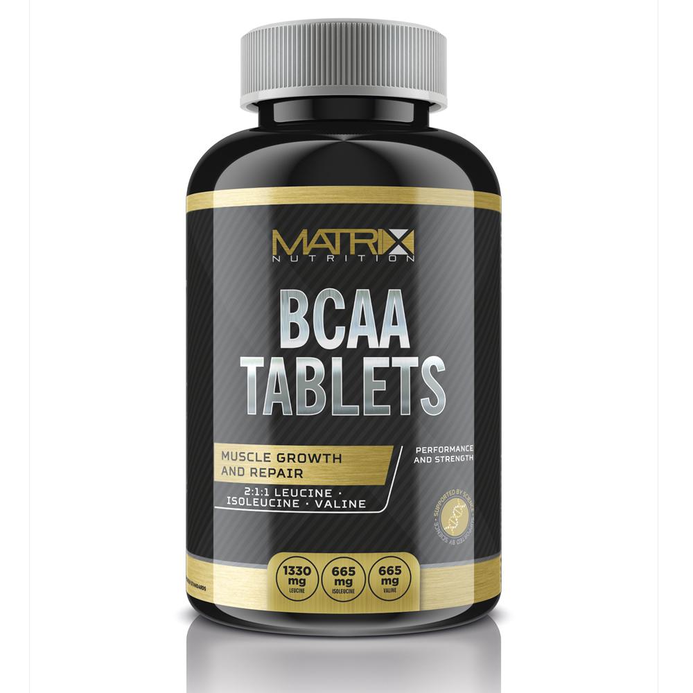 MATRIX NUTRITION BCAA's BRANCH CHAIN AMINO MUSCLE RECOVERY TABLETS