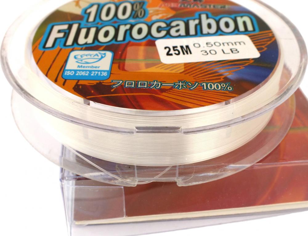 MBMaster 30lb 25m 100 Fluorocarbon Fishing Line Leader Japanese