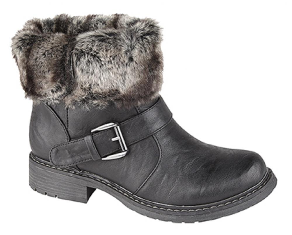 lined leather ankle boots