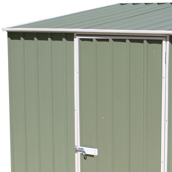 10x8 Silver Easy Build Apex Metal Garden Storage Shed Titanium 10FT 