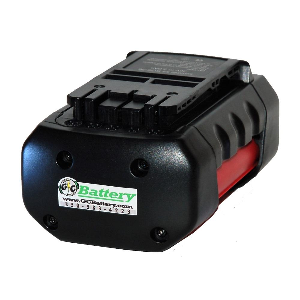 BOSCH 36V LithiumIon Fat Pack Battery G/C Battery 3.0Ah Replacement