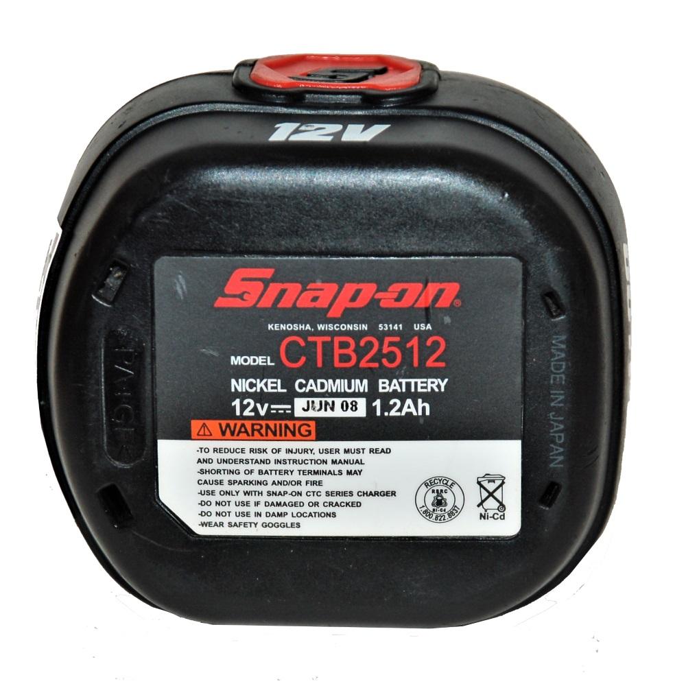 Snapon 12V CTB2512 Battery REBUILD Service with Tenergy 1.3Ah NiCd