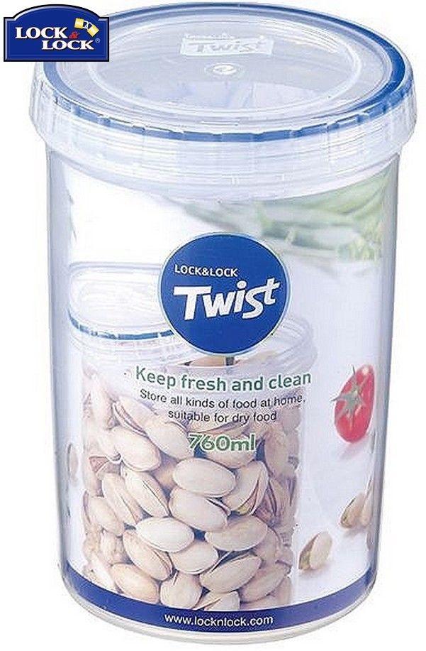 Lock & Lock Round Twist Lid Food Storage Plastic 100 Airtight