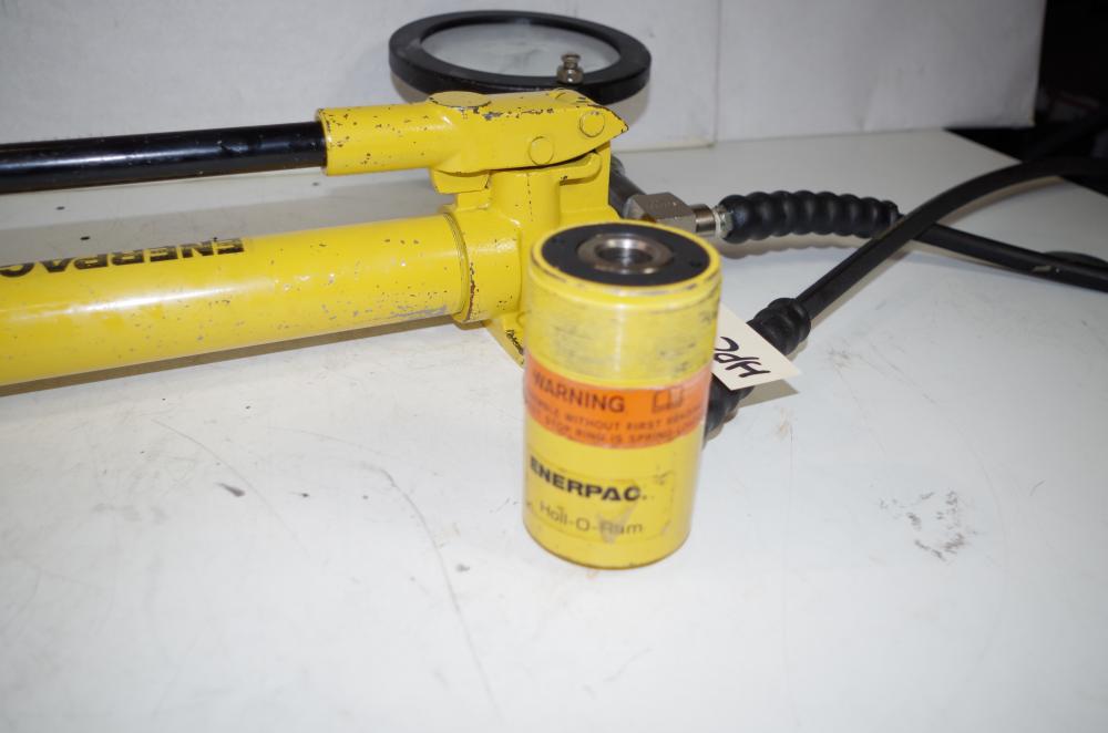 ENERPAC HYDRAULIC HAND PUMP P39 10,000PSI & RCH121 12TON CYLINDER HPC10 eBay