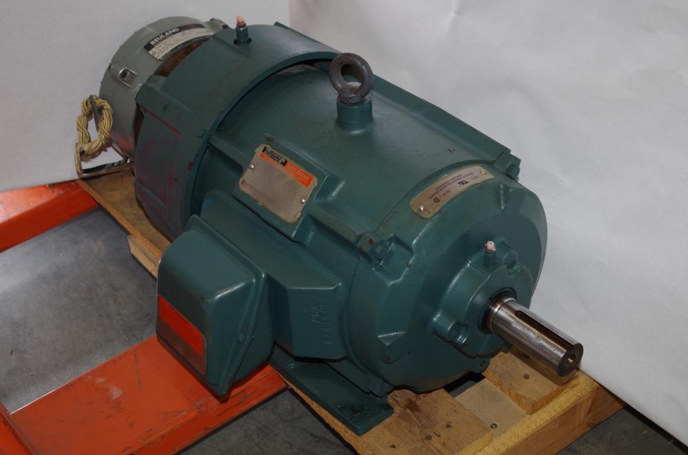 RELIANCE ELECTRIC 7.5HP WASHDOWN AC MOTOR & REULAND BRAKE 01MAP61279