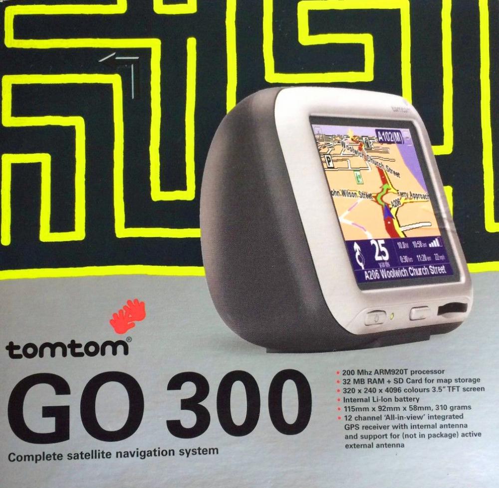 Tomtom Go 300 Inc Uk Map On Sd Plus 12 Month Guarantee Ebay