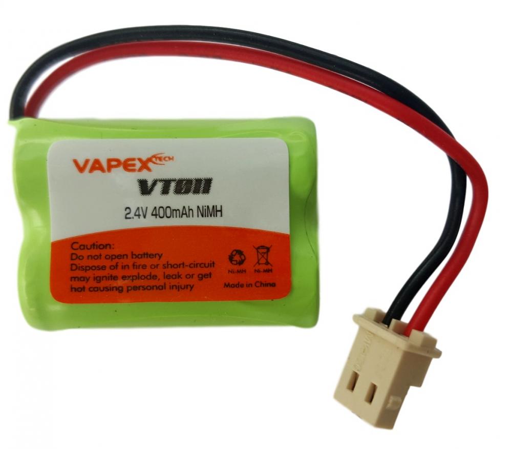 2.4 v 400mah ni mh battery