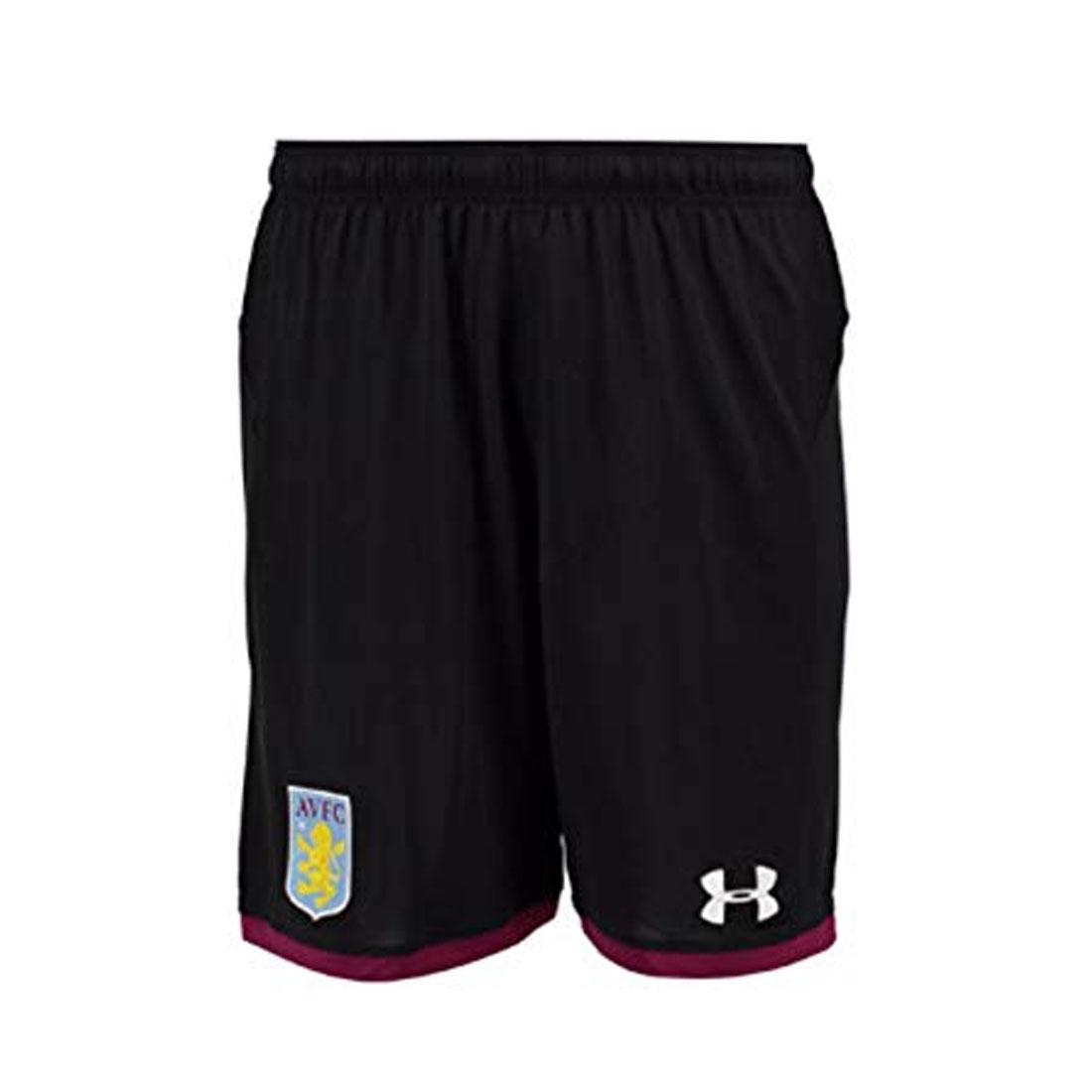 Aston Villa Childrens Football Full Kit Kids Under Armour Away Strip ...