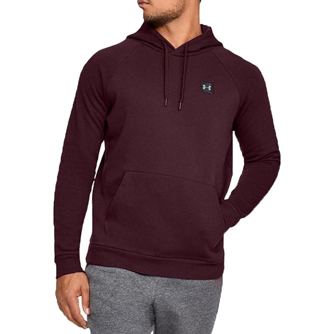 burgundy under armour hoodie