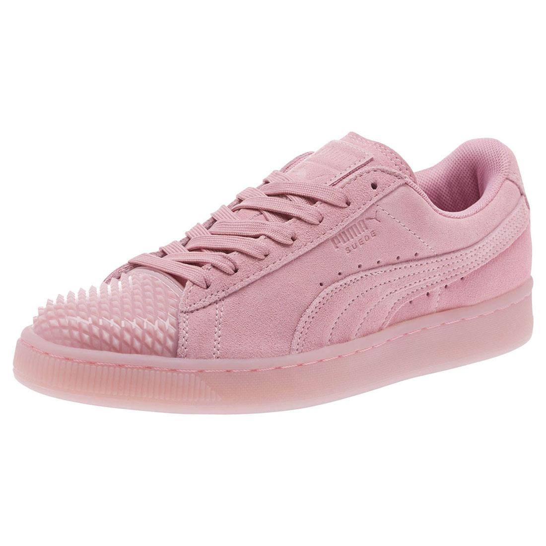 pink puma suede shoes