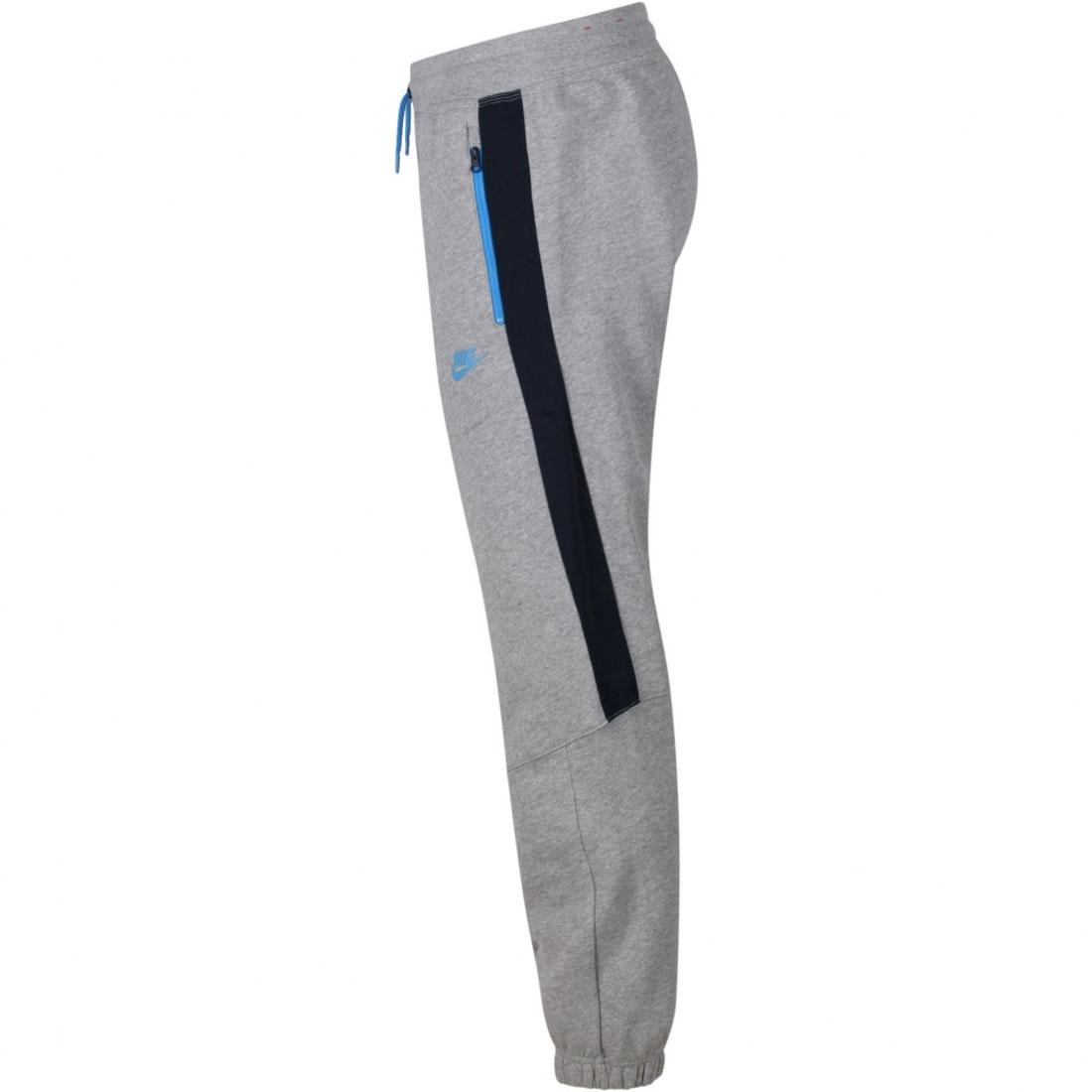 nike black and grey tracksuit bottoms