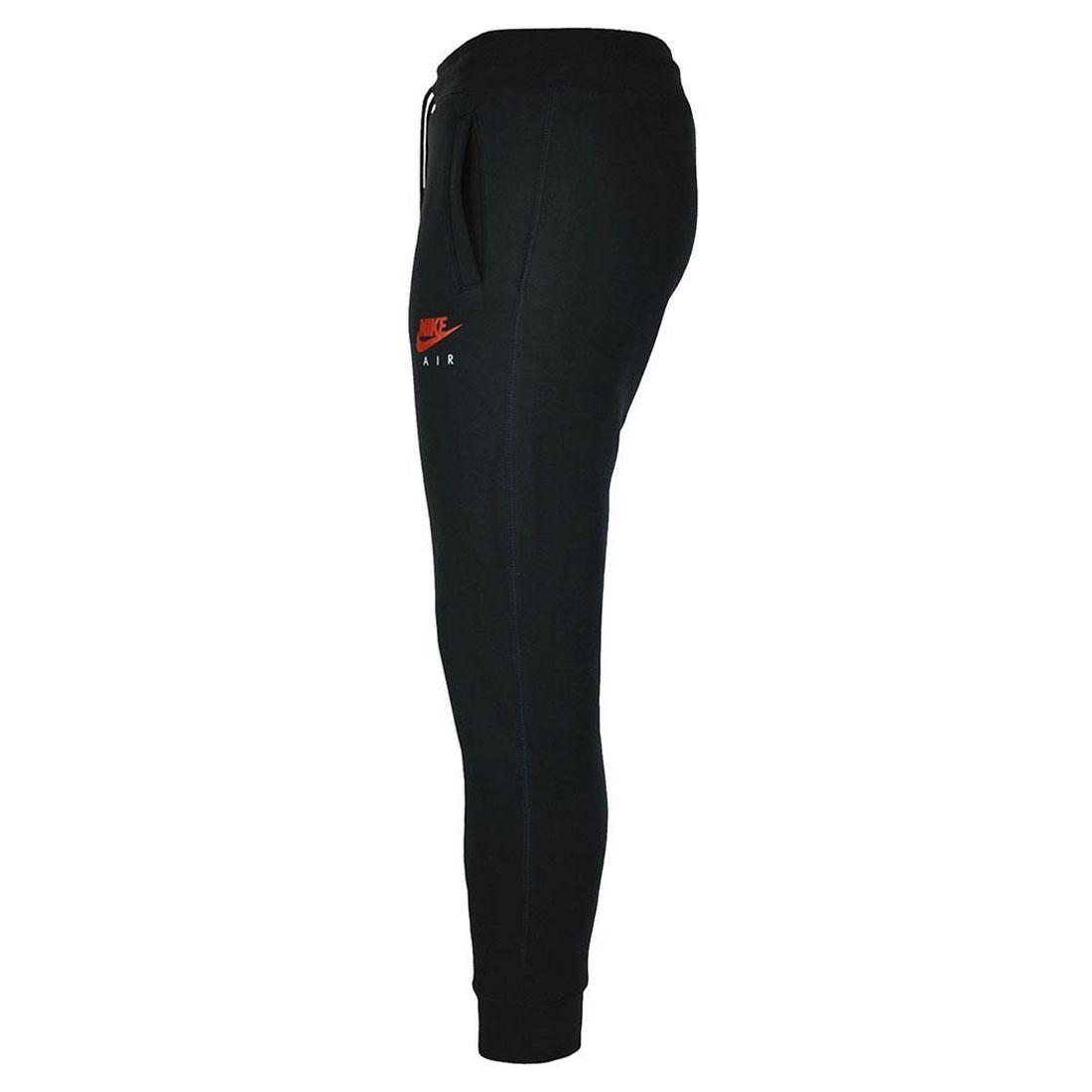 nike air fleece jog pant black