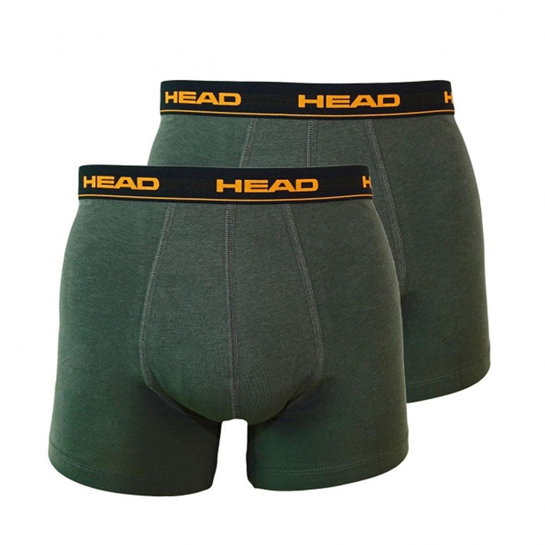 HEAD Mens 2 Pack Mens Boxer Shorts Sports Gym Workout