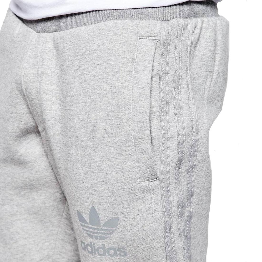 adidas originals Mens SPO Fleece Grey Sweat Pants Sport Gym Tracksuit ...