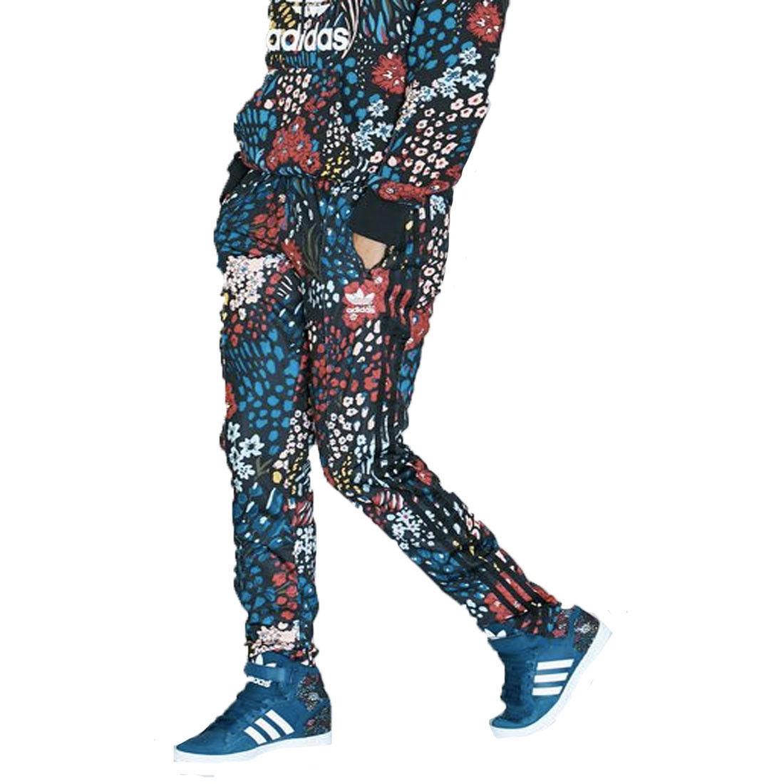 adidas multi coloured tracksuit
