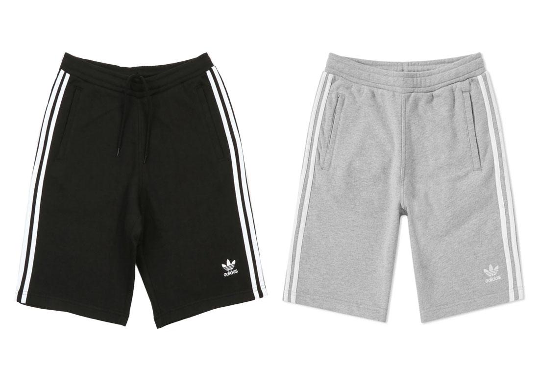 Adidas Originals para hombre Gimnasio Pantalones Cortos Contorno De Algodón  a Rayas De Lana Casual Sport | eBay