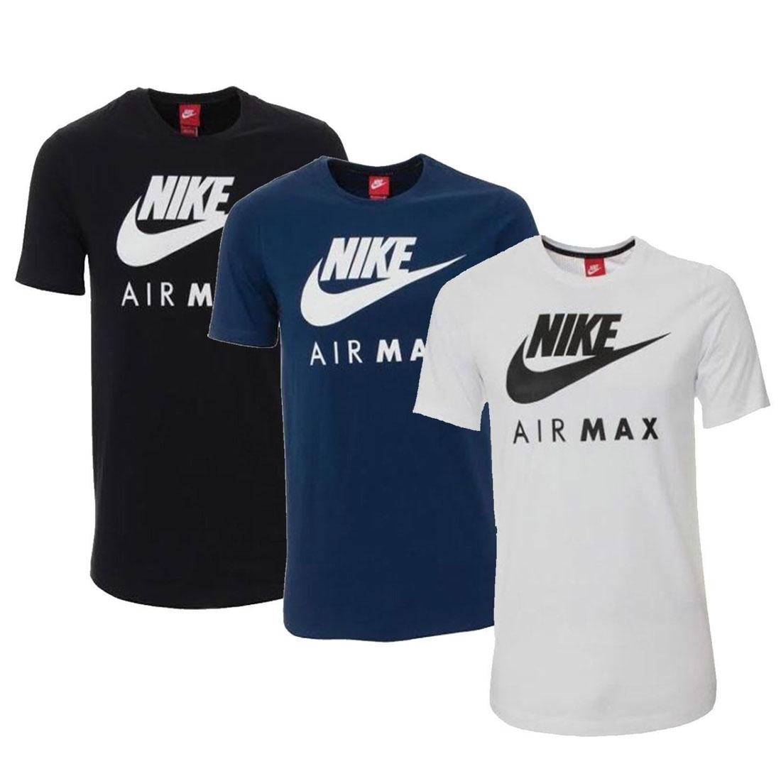 Nike Air Max Mens White Blue Black T 