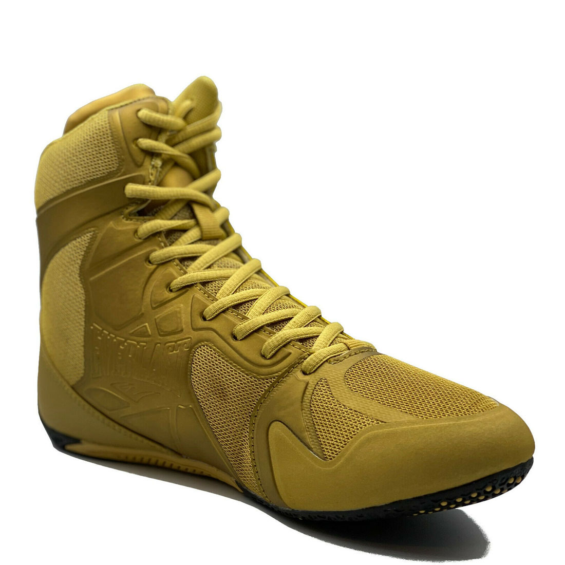 Everlast Hommes Ultimate Pro Chaussures Noir Or Boxe SPORTS Bottes ELM-94E