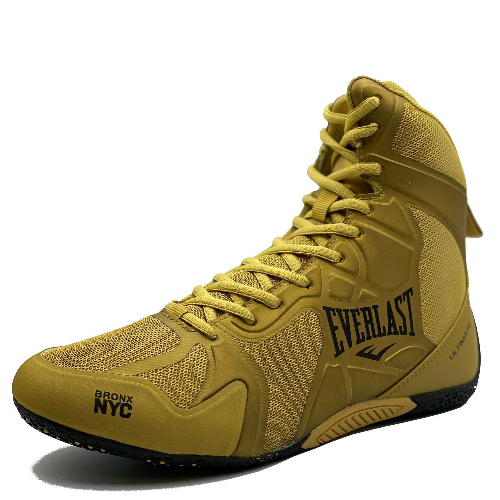 boxing shoes gold