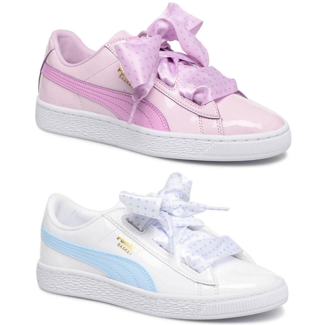 puma trainers with ribbon laces