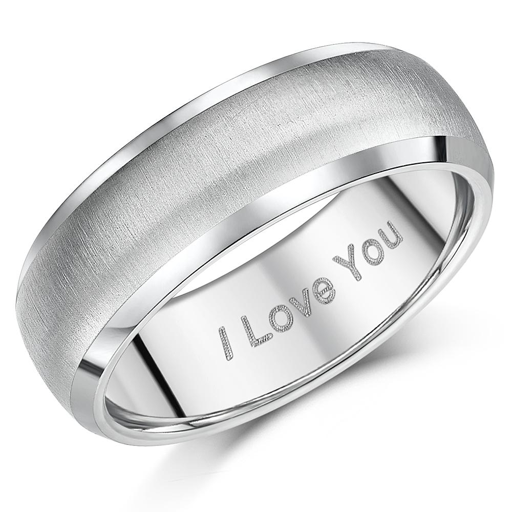 Titanium And Platinum Mens Wedding Bands Wedding