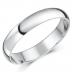 His & Hers 4&6 mm Rings 9ct White Gold Wedding Bands Men's & Ladies Ring Set 3