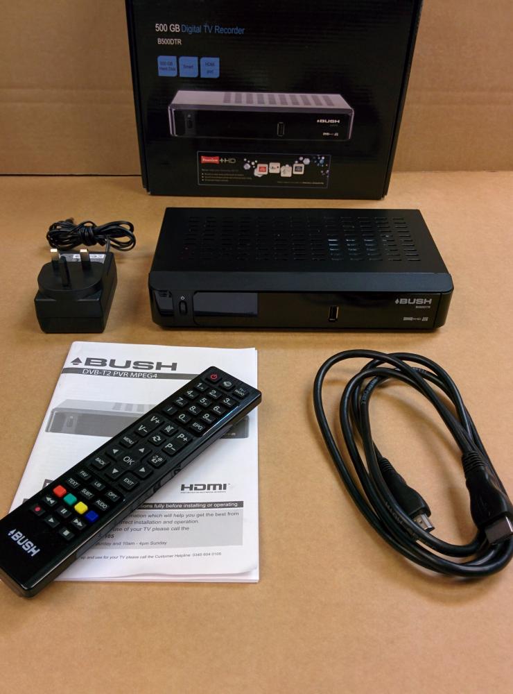 Bush B500DTR Freeview + HD Smart Digital TV Recorder 500GB with USB