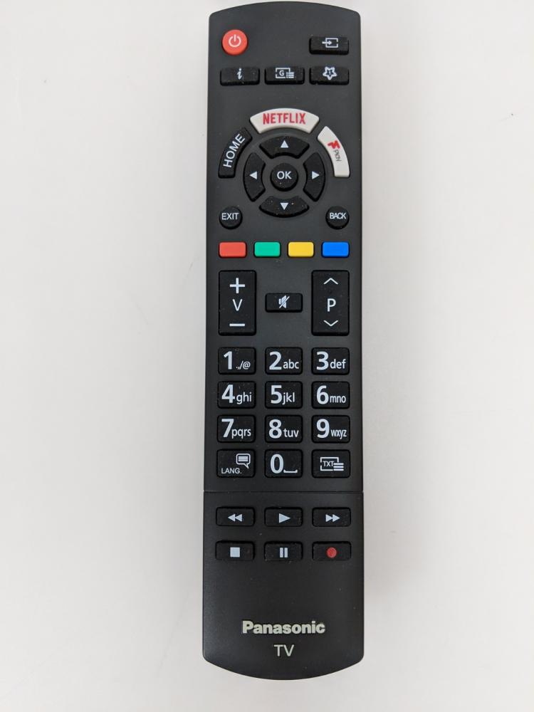 Panasonic Remote Control RC42129 TX43FX550B TX49FX550B TX55FX550B