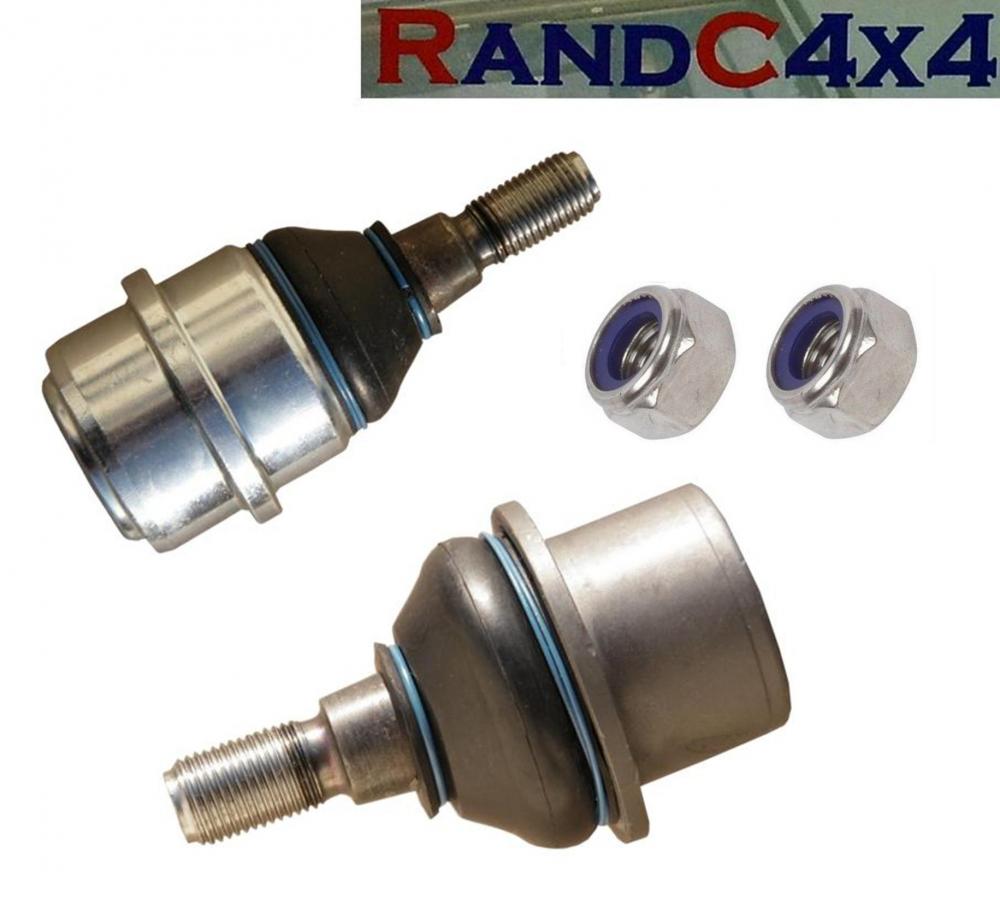 LandRover Discovery 2 Steering Knuckle Ball Joints Upper Lower + Nuts