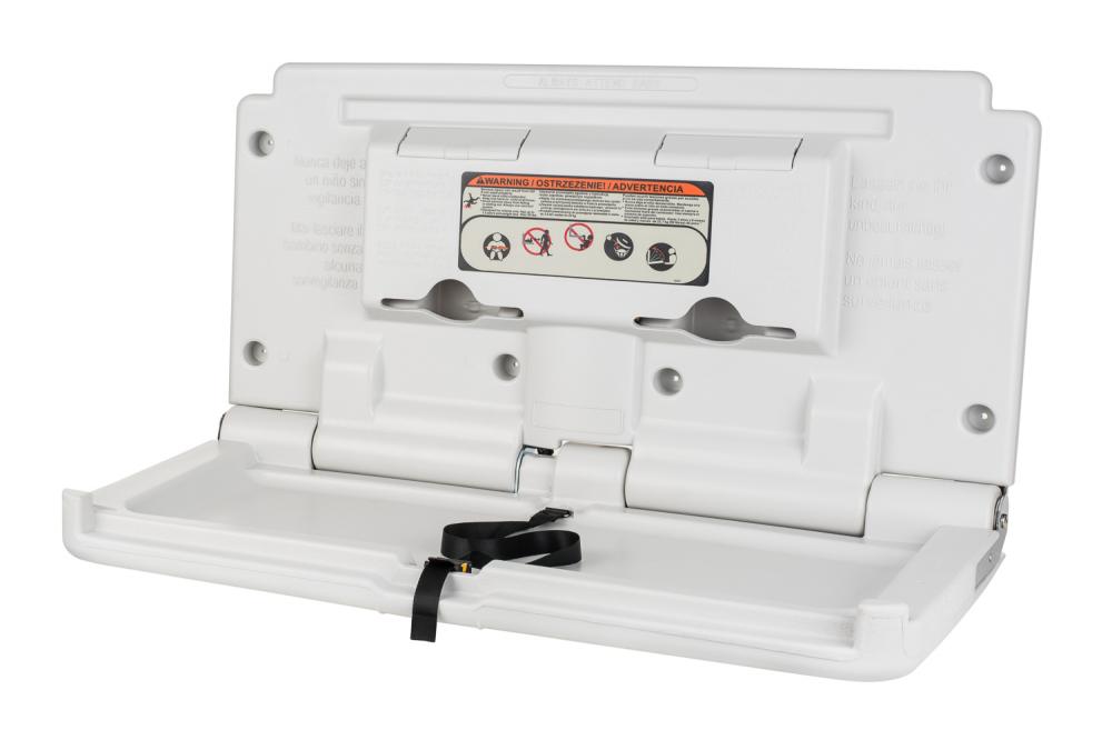 PECO Wall Mounted Baby NAPPY Change Changer Horizontal Changing Unit