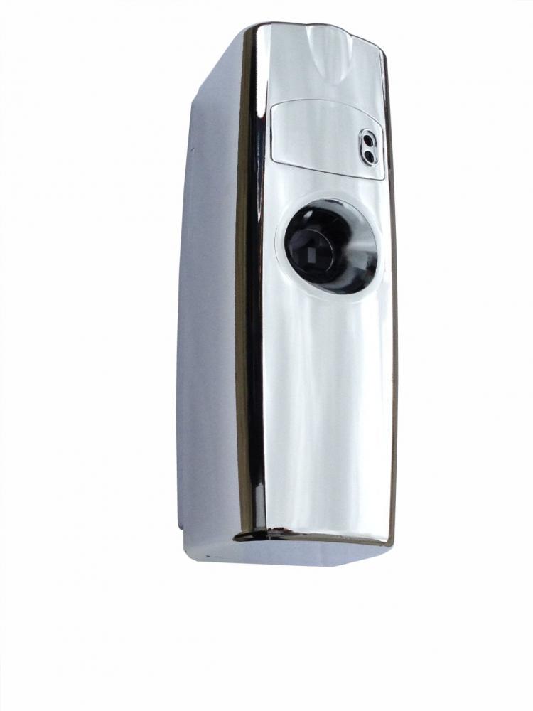 Chrome Auto Automatic Air Freshener Dispenser 3 Refill Cans Included