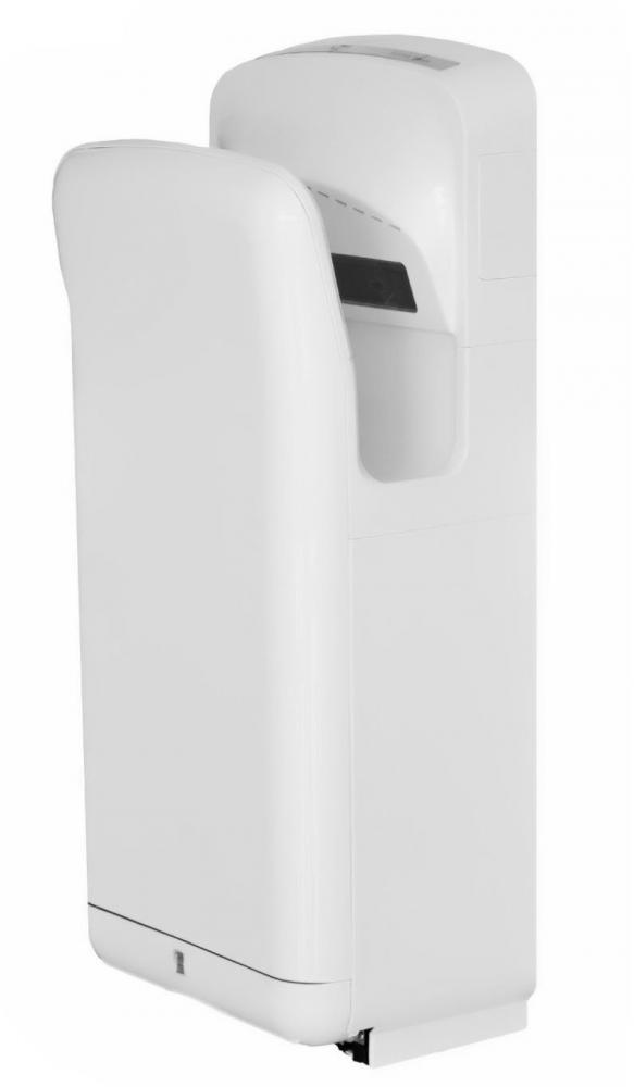 BLADE JET Hands Down Electric Hand Dryer Drip Tray Eco Warm Air WHITE
