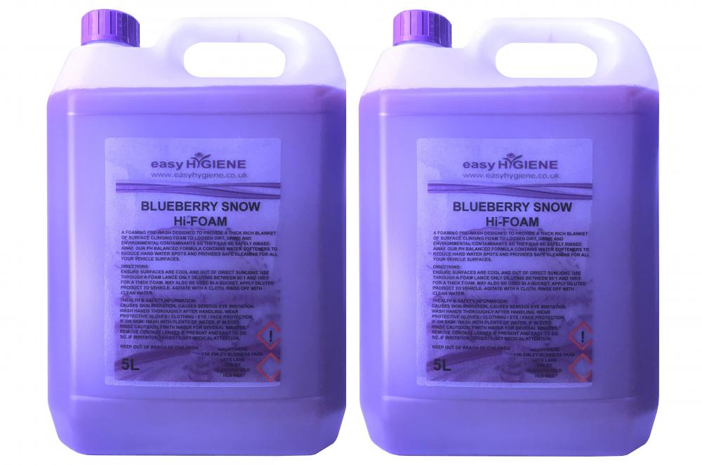 BLUEBERRY 10L Snow Foam HiFoam Car Foaming Pre Wash Thick Rich Scented