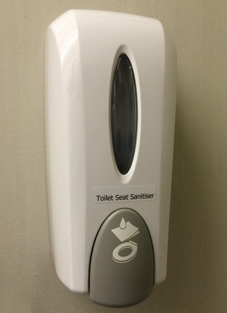 SEATSURE WC Toilet Seat Cleaner Sanitiser WALL DISPENSER ONLY with