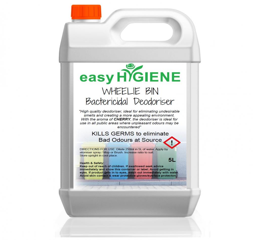 5 Litre WHEELIE BIN DEODORISER Bactericidal Freshener 5L