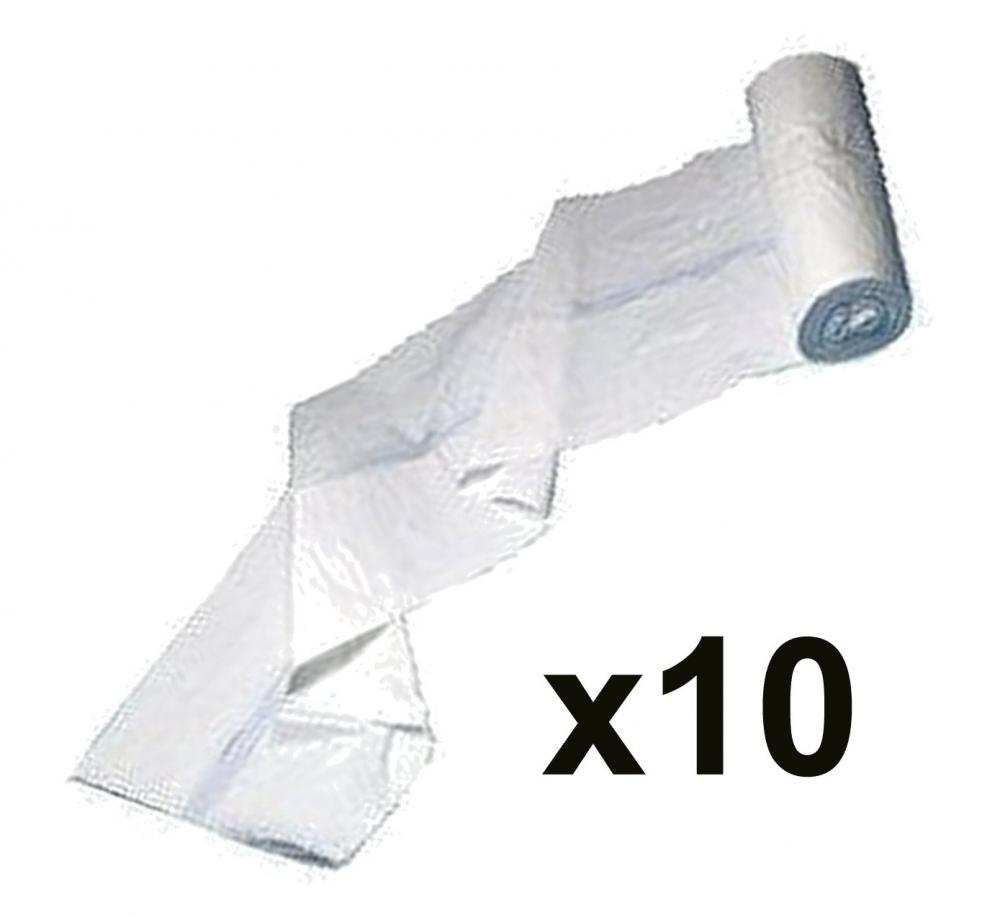 10 ROLLS of Sanitary Bin Bins Liners Liner Bag Bags 50 bags per roll 500 bags eBay