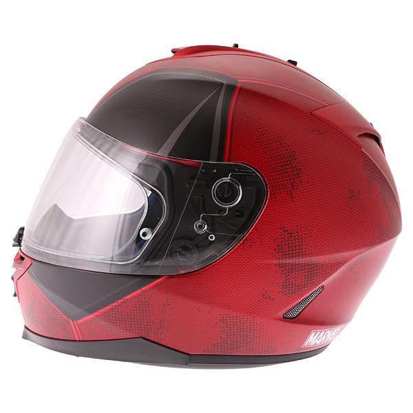 HJC IS-17 Deadpool Motorcycle Helmet Motorbike Marvel Wade Wilson Red