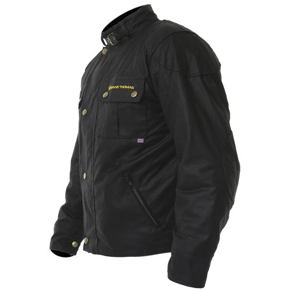 FRANK THOMAS CHESTER BRITISH WAX COTTON MOTORCYCLE JACKET CLASSIC ...