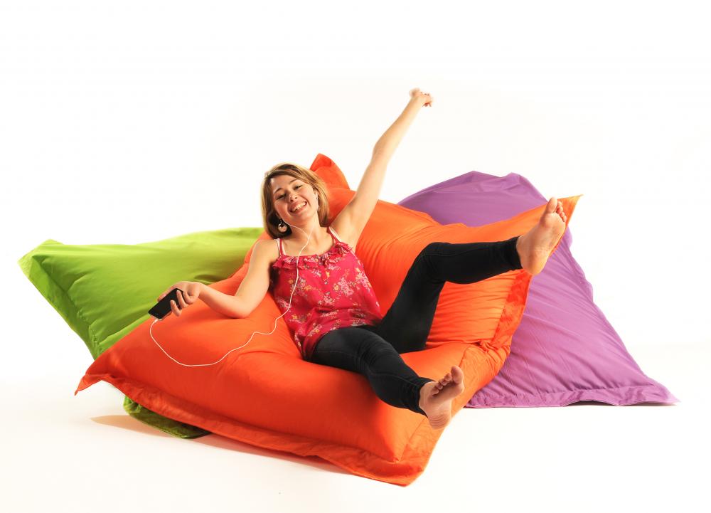 Beanbag Bed Chair Purple Indoor And Outdoor Extra Large Gaming Seat XXXL Weather Resistant Waterproof