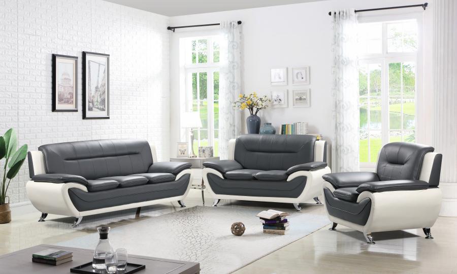 Faux Leather 3 2 Seater Sofa Set, White Leather Sofa Set