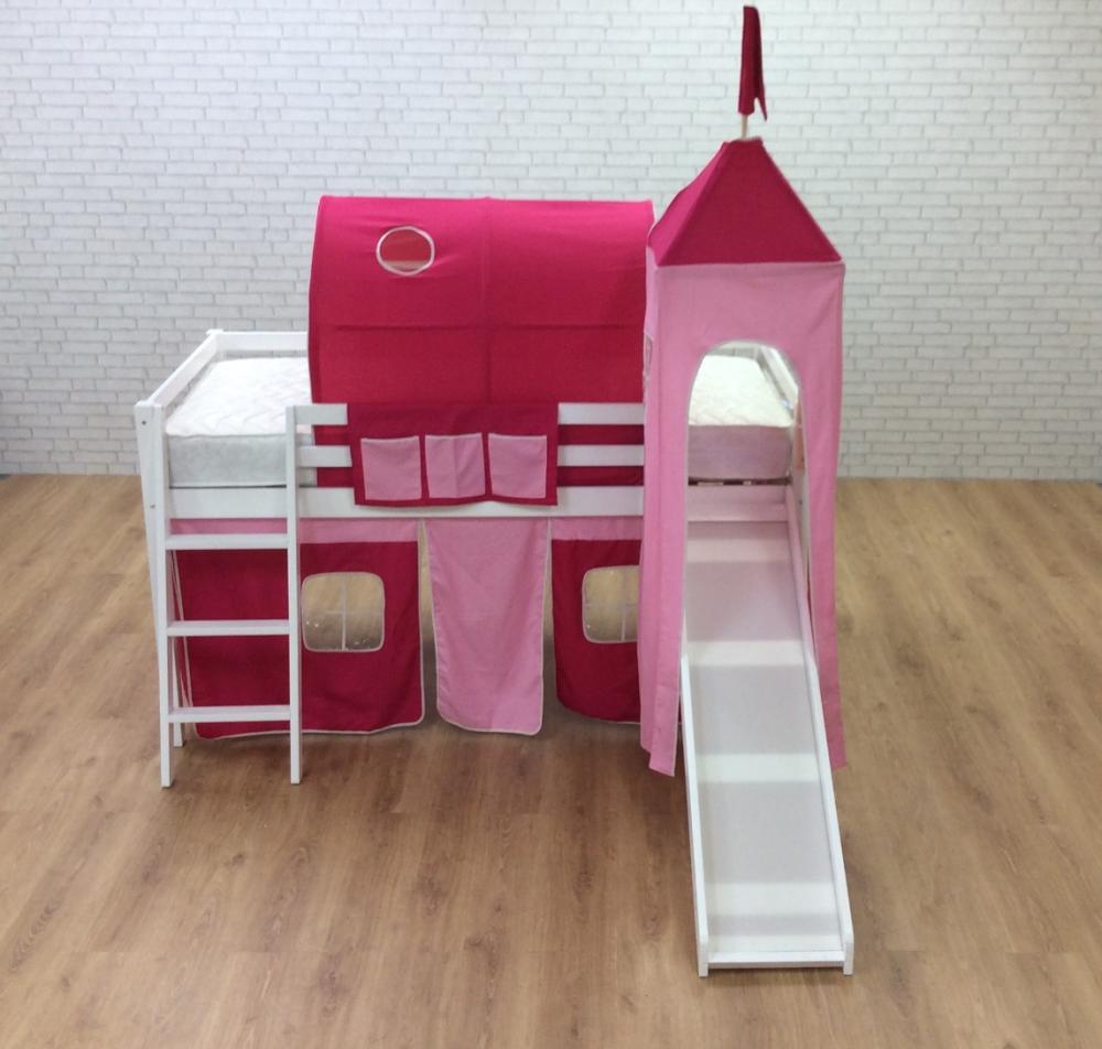 girls cabin bed with slide