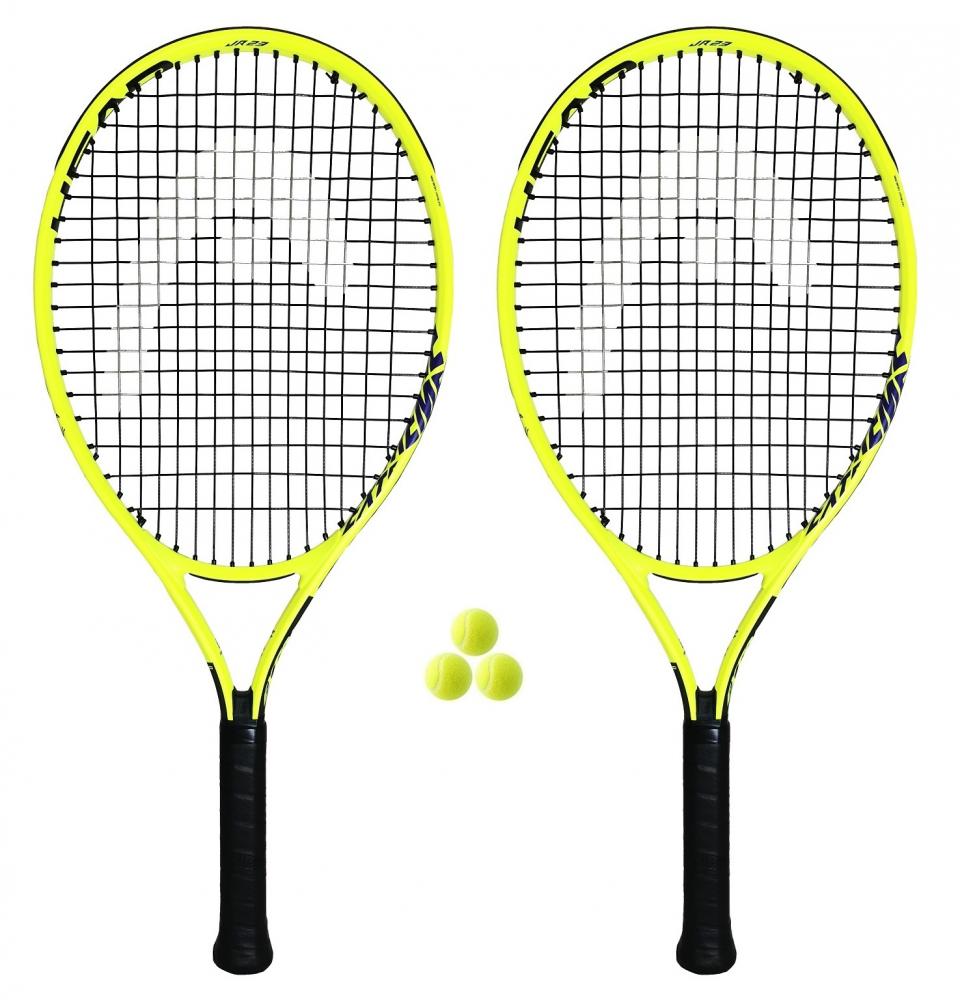 2 x BROWNING NANOTEC 250 TENNIS raquettes 3 balles de tennis rrp £ 530